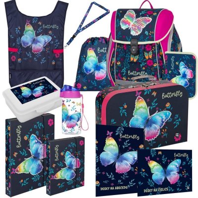 Oxybag Školní sada set Premium Motýl 12 ks – Zboží Dáma