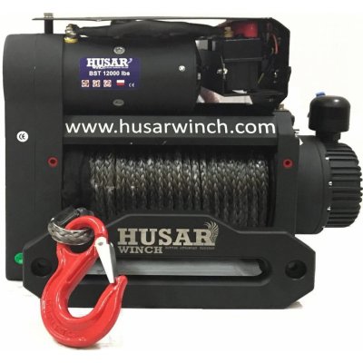 Naviják 12 V HusarWinch BST S 12000 lbs syntetické lano | Zboží Auto