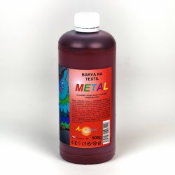 ARTEMISS Metalické barvy na textil 500 g 14 černá