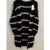 Dámský svetr a pulovr Luxusní pletený kardigan svetrový Černá