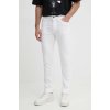 Pánské klasické kalhoty Karl Lagerfeld kalhoty pánské bílá přiléhavé 542826.265840