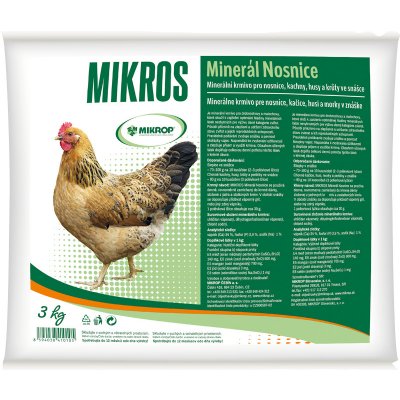 Mikros Minerál Nosnice plv 3 kg – Hledejceny.cz