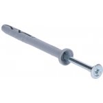 PROFI Hmoždinka natloukací se zápustným límcem a vrutem se zápustnou hlavou Rozměry vrutu: 4,9x125mm, Rozměry hmoždinky: 8x120mm – Sleviste.cz