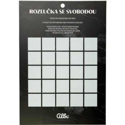 Albi Rozlučka se svobodou stírací los Ženich 30 x 21 cm – Hledejceny.cz