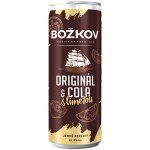 Božkov Original & Cola s limetkou 6% 0,25 l (plech) – Zboží Dáma