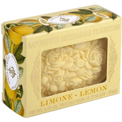 Saponificio Artigianale Fiorentino Lemon přírodní tuhé mýdlo 125 g – Zboží Dáma