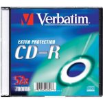 Verbatim CD-R 700MB 52x, Extra Protection, slim, 200ks (43347) – Zboží Živě