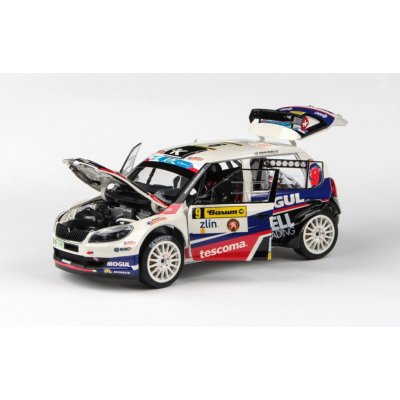 Abrex Škoda FABIA II FL S2000 2010 9 Barum Czech Rally Zlín Kresta/Starý 1:18