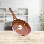 Livington Copper & Stone Pan M28941 24 cm – Zboží Dáma