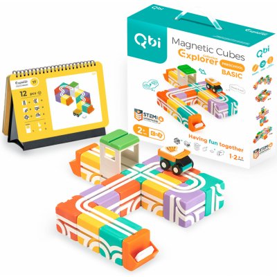 QBI Preschool Explorer Pack magnetická stavebnice 22 – Zbozi.Blesk.cz