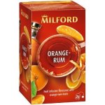 Milford Ovocný čaj s příchutí pomeranč rum 20 ks