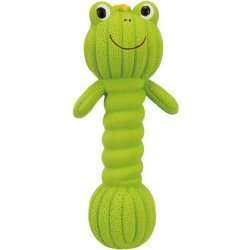 Dumpbell Frog žába činka latex se zvukem 18 cm