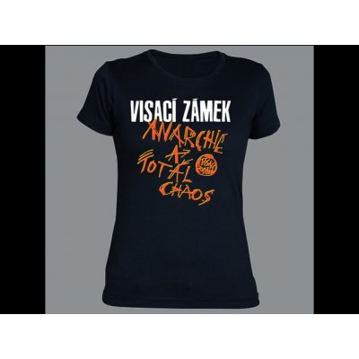 Fruit of the loom Tričko VISACÍ ZÁMEK anarchie a total chaos dámské – Zboží Dáma
