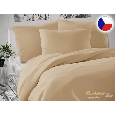Kvalitex satén povlečení Luxury Collection béžové 200x220 2x70x90 – Zboží Mobilmania
