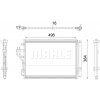 Autoklimatizace a nezávislé topení MAHLE ORIGINAL Kondenzátor, klimatizace AC 43 000P