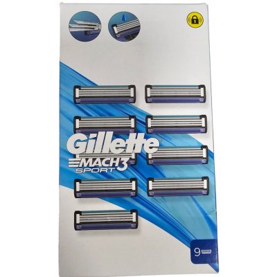 Gillette Mach3 Sport 9 ks – Zbozi.Blesk.cz
