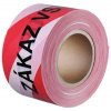 Výstražná páska a řetěz Den Braven Bariérová páska VSTUP ZAKÁZÁN 80 mm x 250 m červeno-bílá