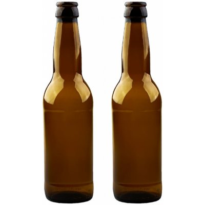 Skleněná láhev na pivo 330 ml 23cm hnědá – Zbozi.Blesk.cz