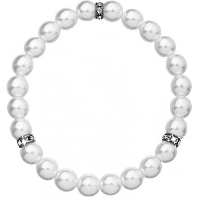 Pavona Perlový náramek 33017.1 bílá – Zboží Mobilmania