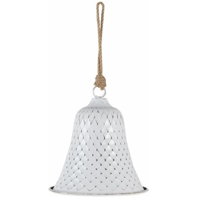 Clayre & Eef Bílý kovový zvonek 15 x 16 cm – Hledejceny.cz