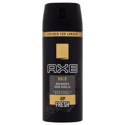 Axe Gold Oud Wood & Dark Vanilla men deospray 150 ml – Zboží Mobilmania