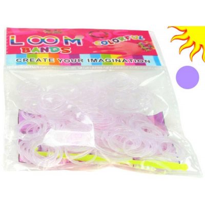 LOOM Gumicky 200ks menici fialová – Zboží Dáma