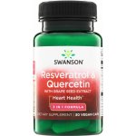 Swanson Resveratrol & Quercetin 30 kapslí – Hledejceny.cz