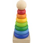 Playtive dřevěná edukativní hra stohovatelná věž – Zboží Dáma