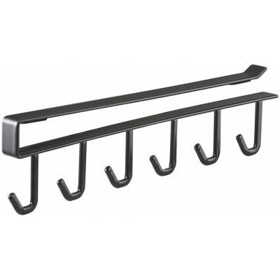 Háčky na kuchyňské nástroje pod skříňku Yamazaki Tower 7118, černé – Sleviste.cz