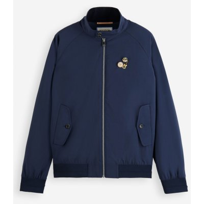 Scotch & Soda pánská softshellová bunda Classic Harrington tmavě modrá – Hledejceny.cz