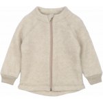 Mikk-Line Dětská mikina z merino vlny Melange Offwhite B – Hledejceny.cz