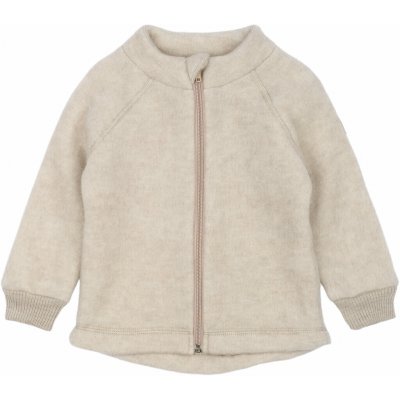 Mikk-Line Dětská mikina z merino vlny Melange Offwhite B – Hledejceny.cz