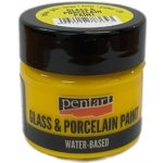 pentart Barva na sklo a porcelán 30ml zapékací žlutá – Zboží Dáma