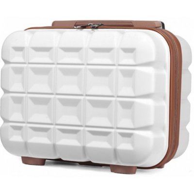 Kono malý toaletní kufřík na zavazadlo - 10L - bílá - ABS K2292L – Zboží Mobilmania