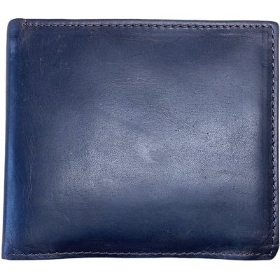 Guru Leather pánská kožená peněženka starý módní styl tmavá rb 06 – Zboží Mobilmania