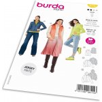Střih Burda 6114 - Vesta, fleecová mikina, bunda s kapucí – Zboží Dáma