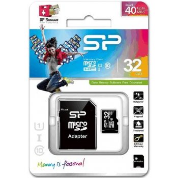 Silicon Power microSDHC 32 GB Class 10 SP032GBSTH010V10-SP