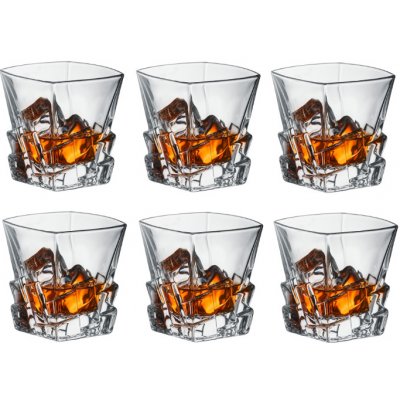 Bohemia Jihlava Sklenice na whisky Crack 6 ks 310 ml – Zbozi.Blesk.cz