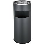 Manutan Expert Stojanový venkovní popelník Manutan Stream objem 60 l černý – Zboží Dáma