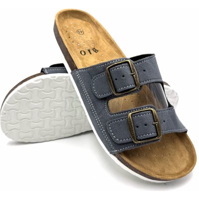 Pánské korkové biopantofle šedé – Zboží Dáma