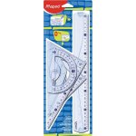 Maped Sada pravítek Geometric Maxi 4dílná čirá 242767 – Zboží Živě