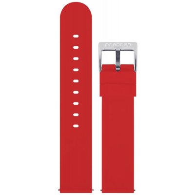 Noerden silikonový řemínek 20mm červený Noerden LIFE2, LIFE2+, MATE2 a MATE2+, silikonový, 20mm, červený PAB-0006-EU