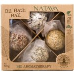 Natava Oil Bath Balls Mix 4 x 50 g dárková sada – Hledejceny.cz