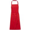 Zástěra Orissa 200 g/m² organic cotton apron - Červená