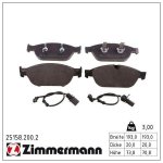 Sada brzdových destiček, kotoučová brzda ZIMMERMANN 25158.200.2