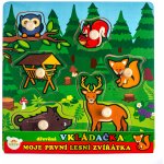 Teddies vkládačka Moje první lesní zvířátka 6 ks – Hledejceny.cz