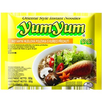 YumYum Instantní nudlová polévka s kuřecí příchutí 60g