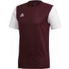 Fotbalový dres adidas Teamsport Estro 19 krátký rukáv kaštanová/ Bílá