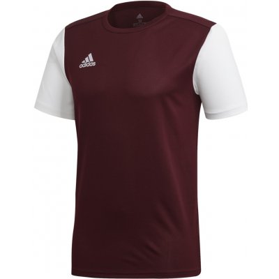 adidas Teamsport Estro 19 krátký rukáv kaštanová/ Bílá – Hledejceny.cz