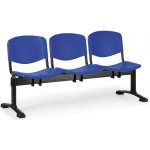 Euroseat plastová lavice do čekáren ISO, 3-sedák + stolek – Zboží Mobilmania